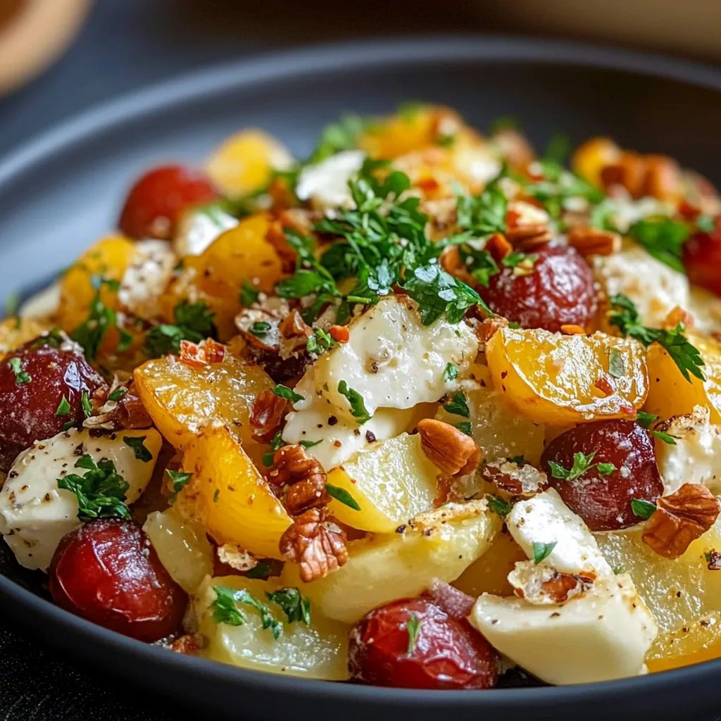 Krosser Kartoffelsalat mit Senf-Dressing