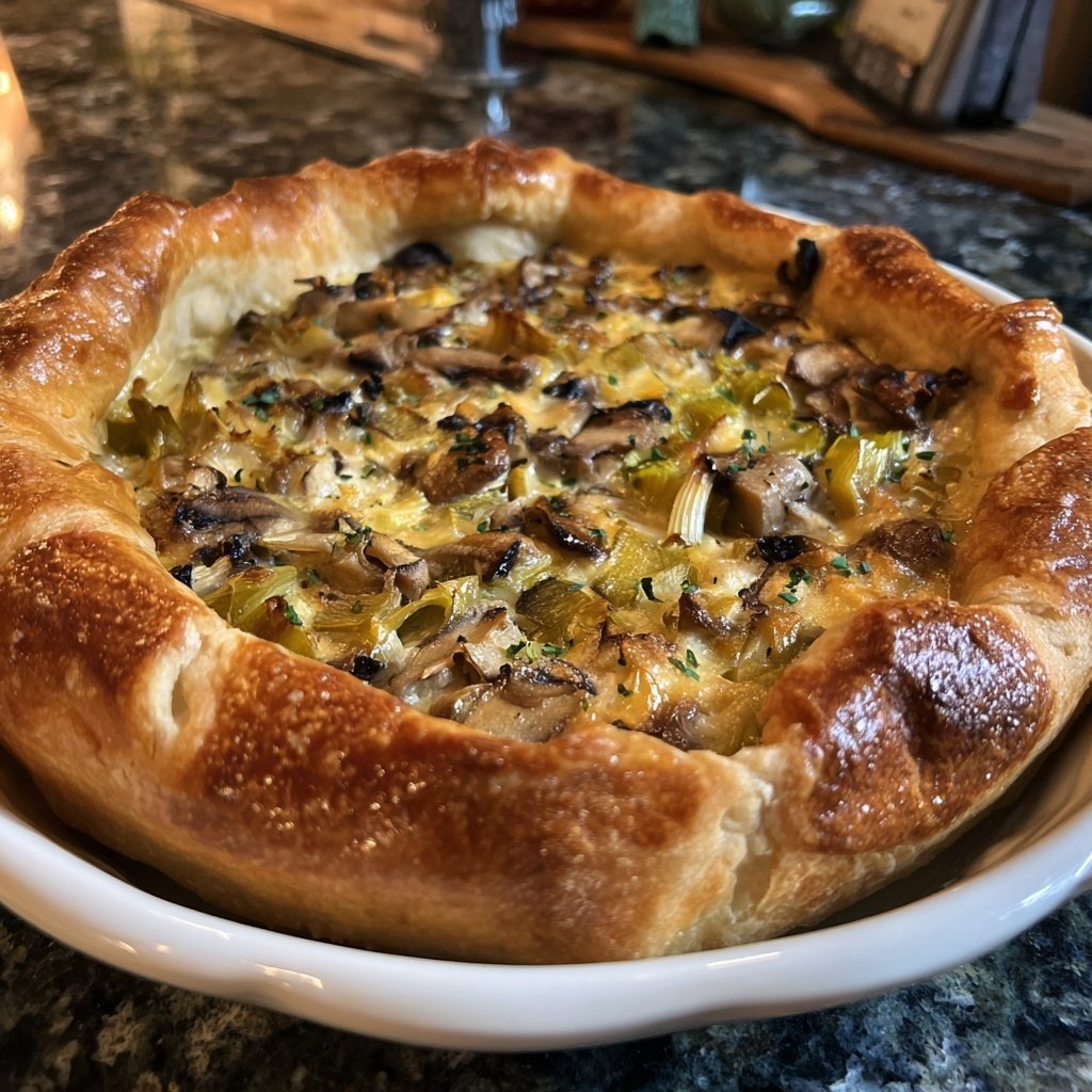 Pilz-Lauch-Quiche