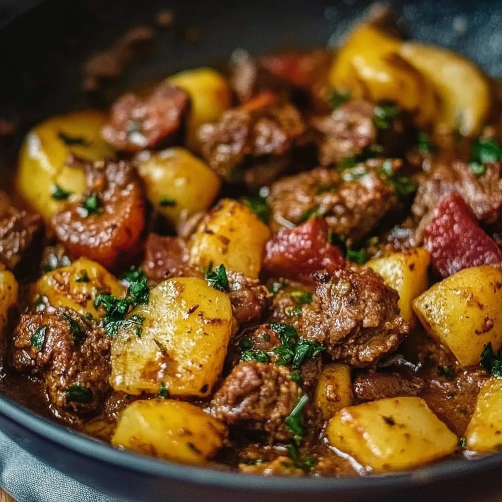 Bauerntopf mit Hackfleisch und Kartoffeln
