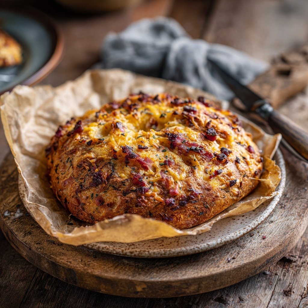Zupfbrot Mit Speck Und Käse