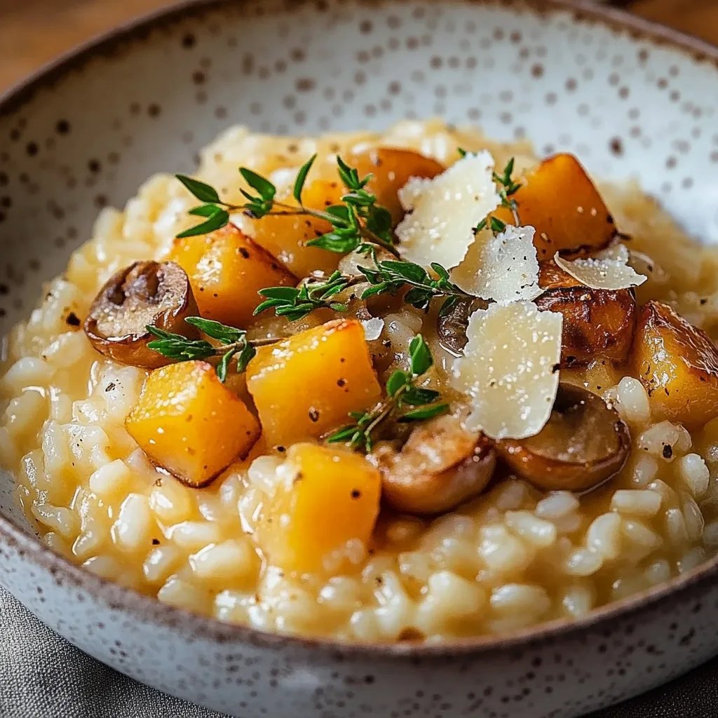 Kürbisrisotto