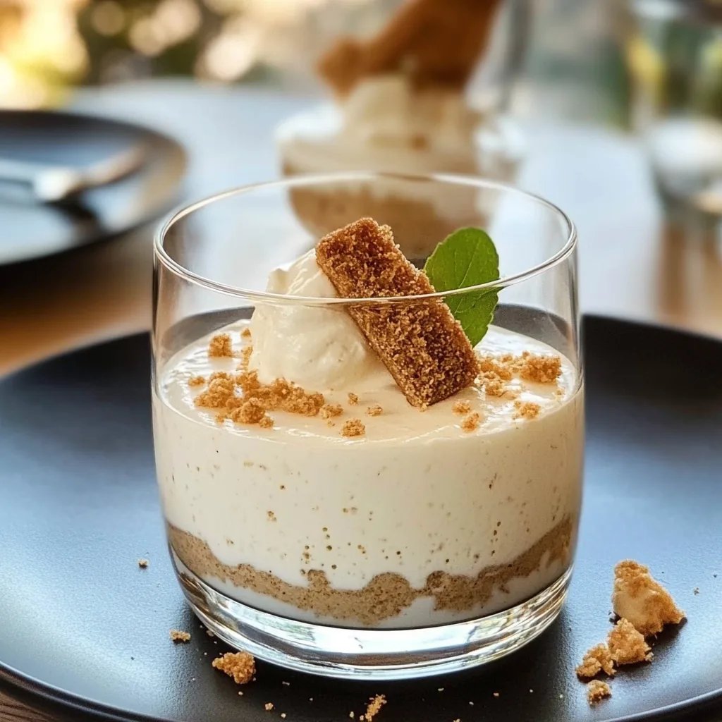Cremige Spekulatius-Mousse