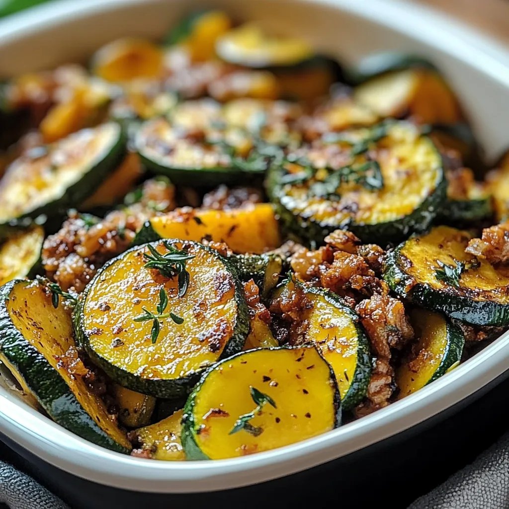 Zucchini-Kartoffel-Pfanne mit Hackfleisch