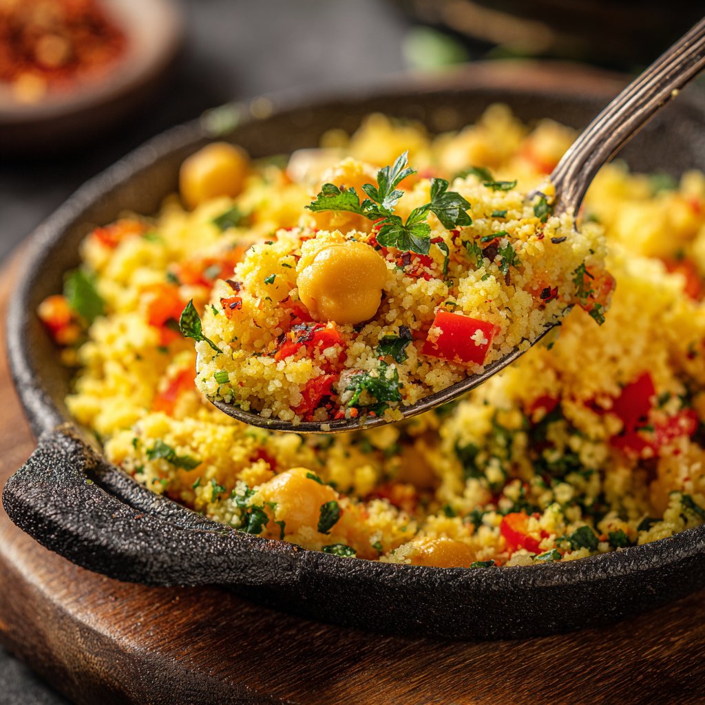 Couscous mit Kichererbsen