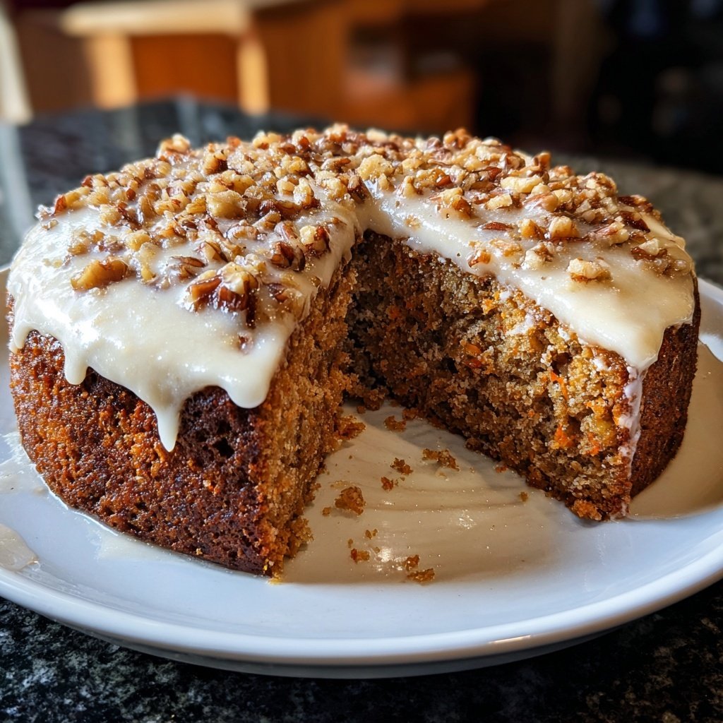 Karottenkuchen Mit Nüssen