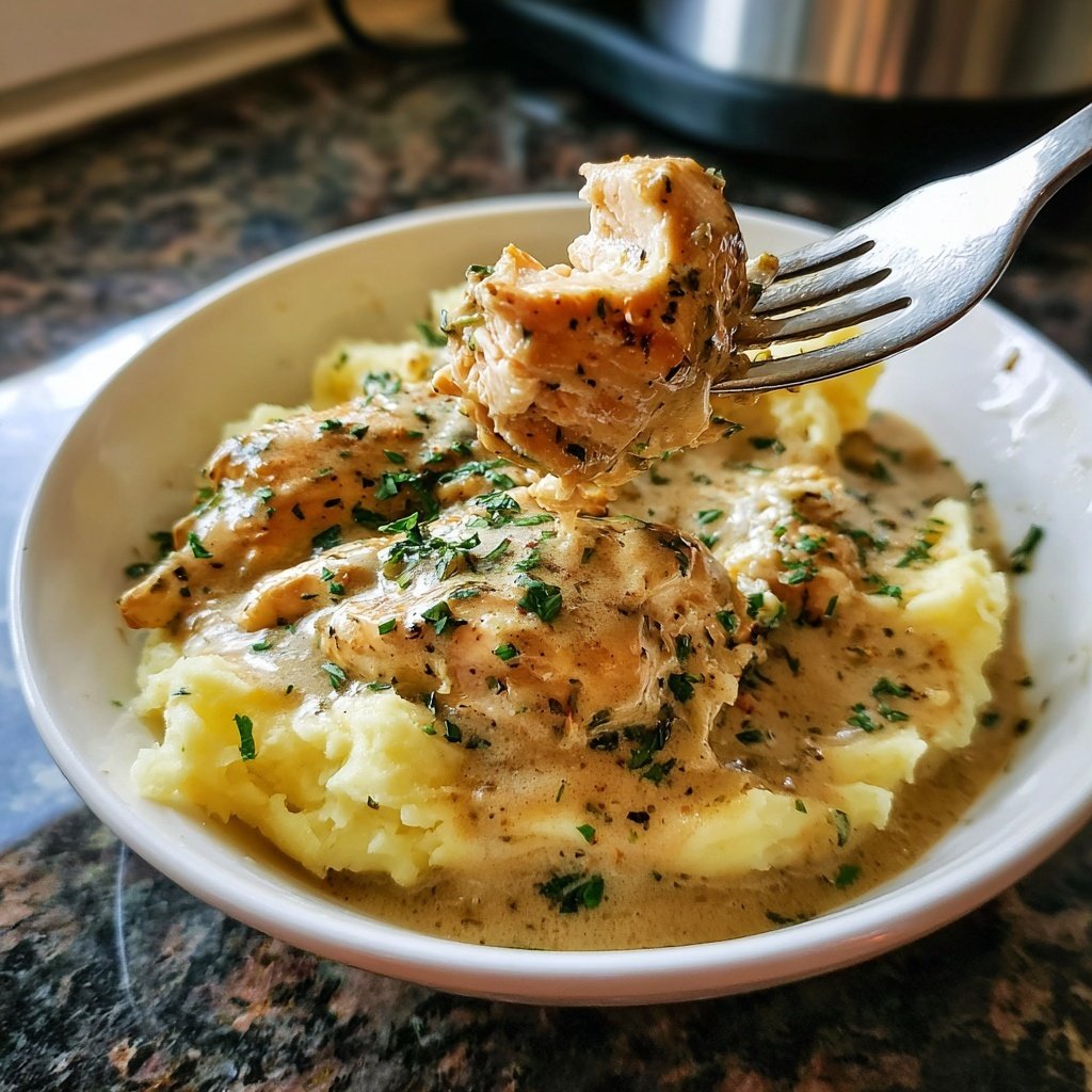 Hausmannskost Cremiges Hähnchen mit Kartoffelpüree