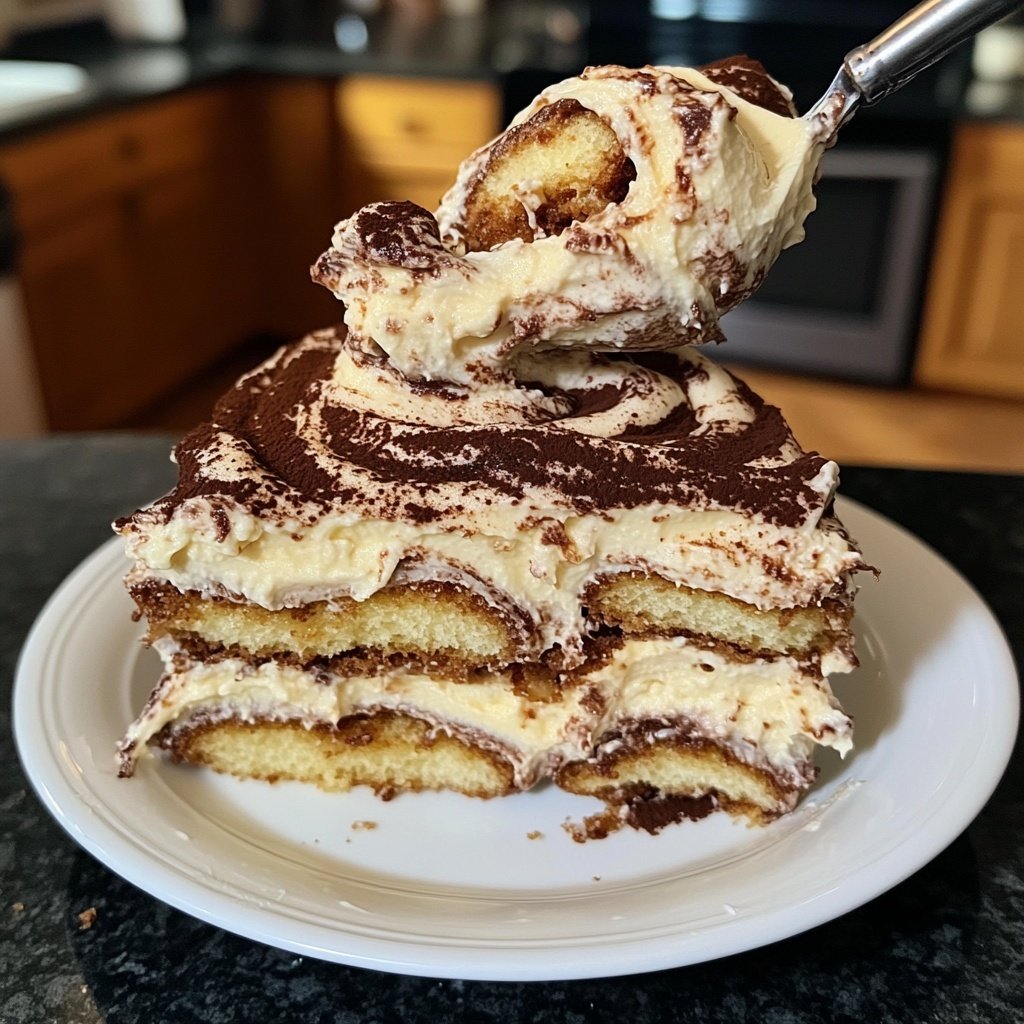 Spaghettieis-Tiramisu