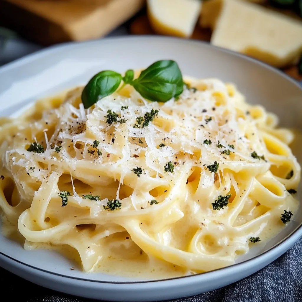 Nudeln in Käse-Sahne-Soße